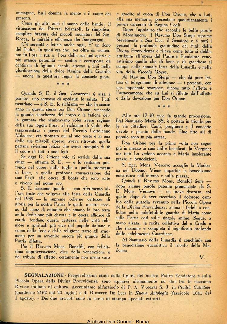 La piccola Opera della Divina Provvidenza, 35, 09, 01-09-1940, pagina 11