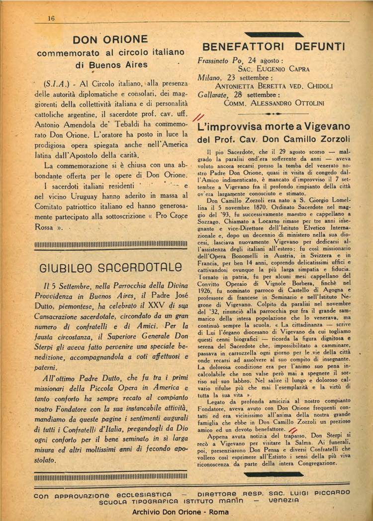 La piccola Opera della Divina Provvidenza, 35, 10, 01-10-1940, pagina 18