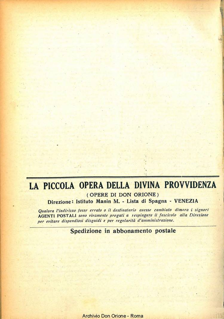 La piccola Opera della Divina Provvidenza, 35, 11, 01-11-1940, pagina 20