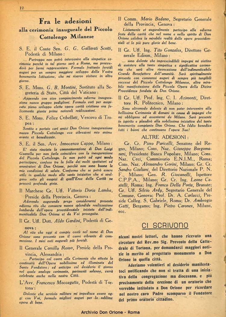 La piccola Opera della Divina Provvidenza, 35, 12, 01-12-1940, pagina 14