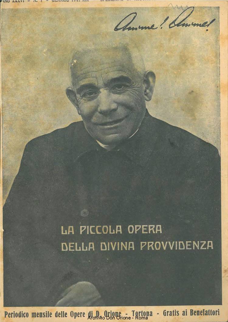 La piccola Opera della Divina Provvidenza, 36, 01, 01-01-1941, pagina 1