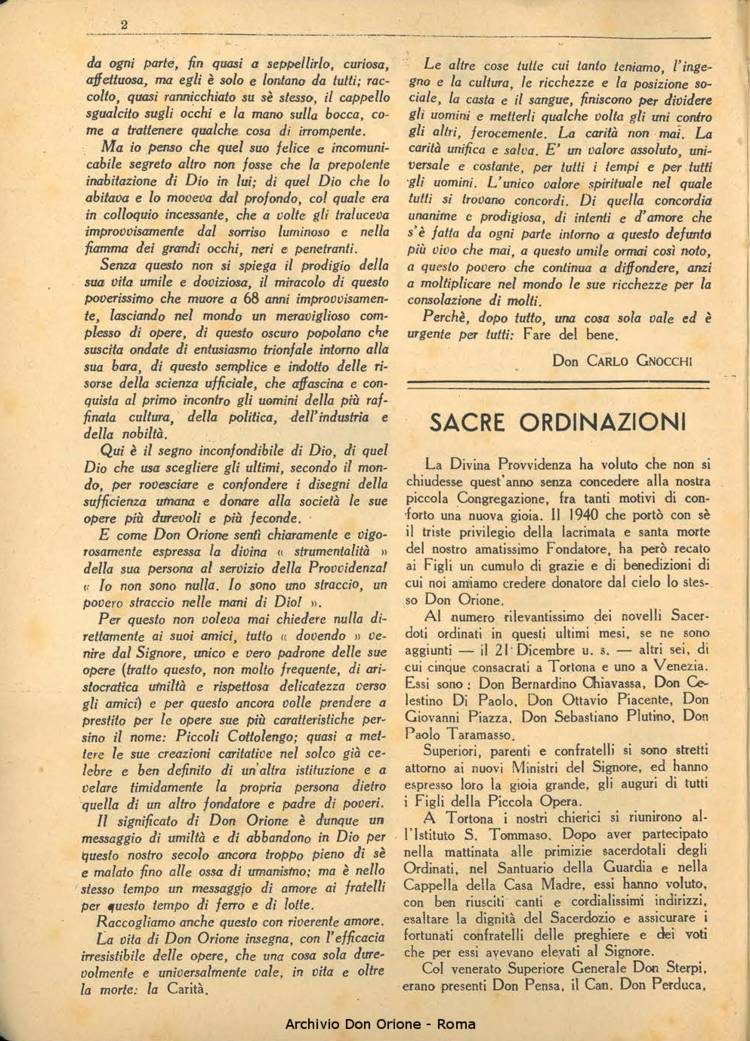 La piccola Opera della Divina Provvidenza, 36, 01, 01-01-1941, pagina 4