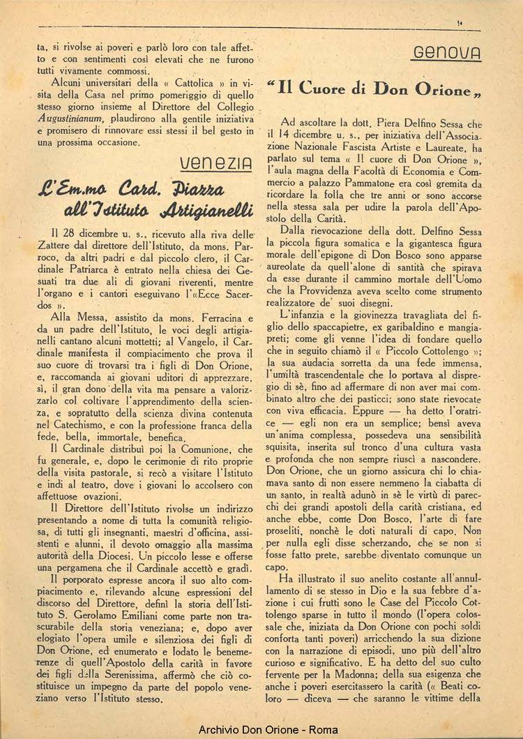 La piccola Opera della Divina Provvidenza, 36, 01, 01-01-1941, pagina 11