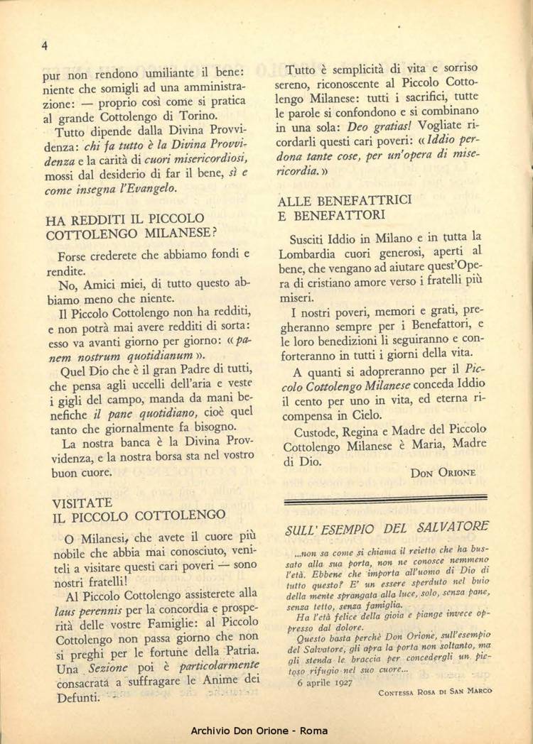 La piccola Opera della Divina Provvidenza, 36, 01, 01-01-1941, pagina 22