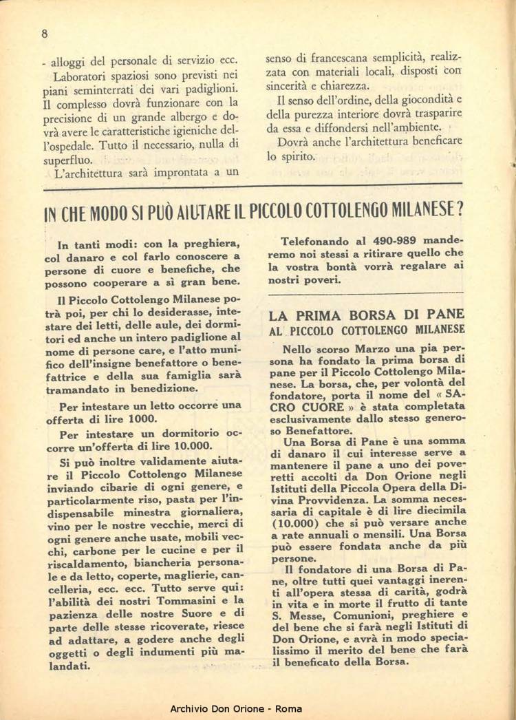 La piccola Opera della Divina Provvidenza, 36, 01, 01-01-1941, pagina 26
