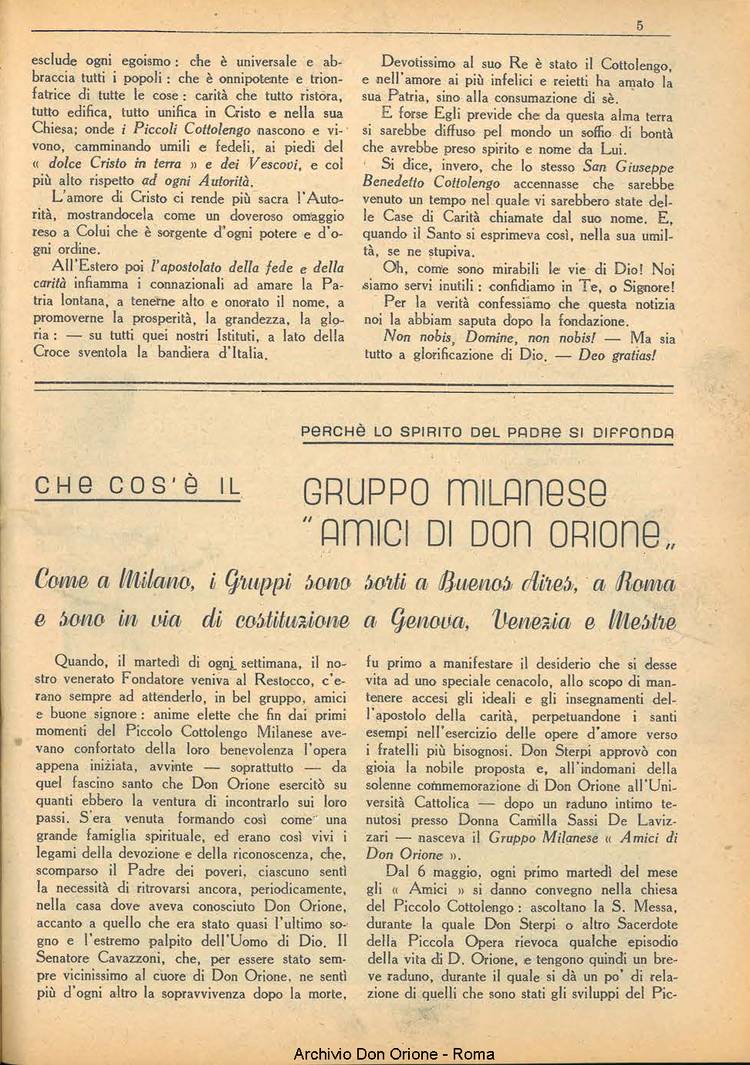 La piccola Opera della Divina Provvidenza, 36, 02, 01-02-1941, pagina 7