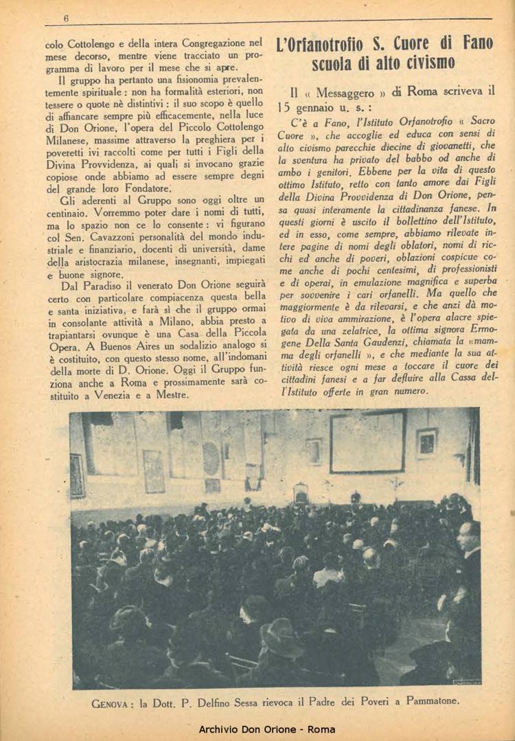 La piccola Opera della Divina Provvidenza, 36, 02, 01-02-1941, pagina 8