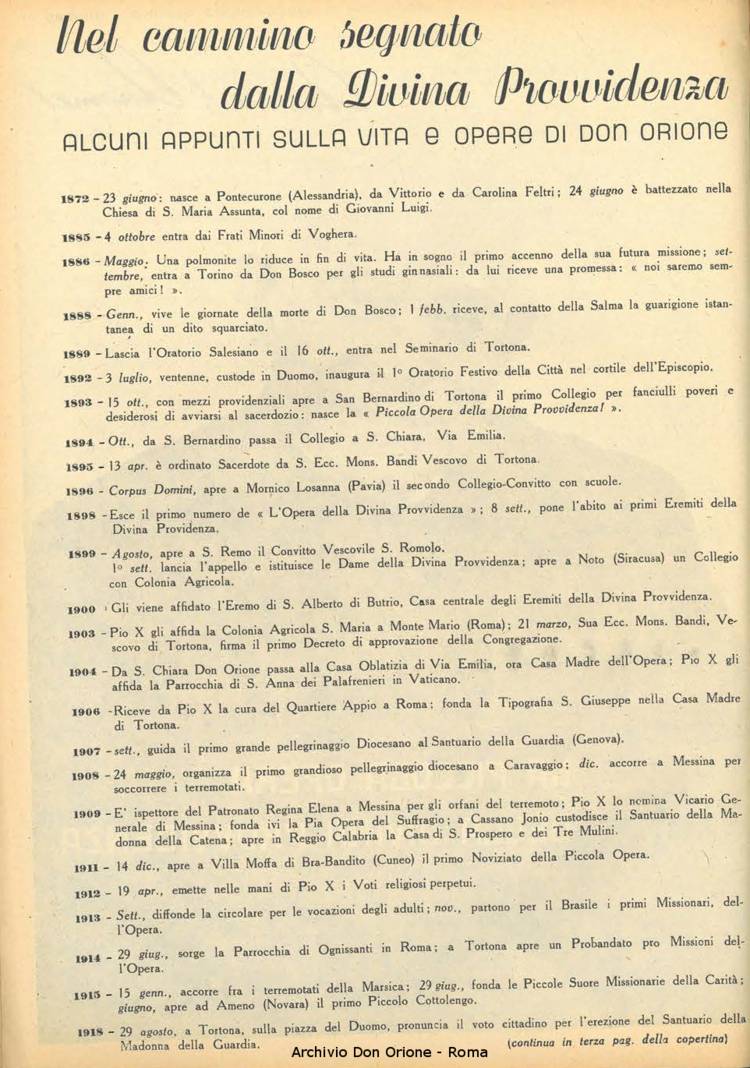 La piccola Opera della Divina Provvidenza, 36, 03, 01-03-1941, pagina 2