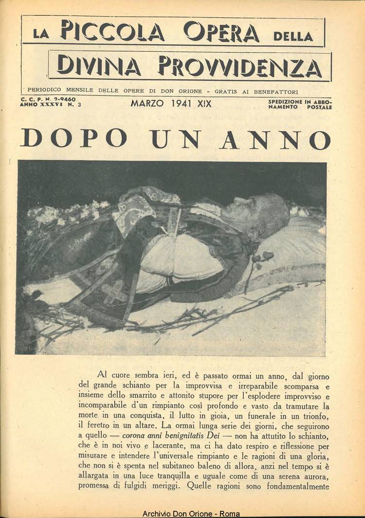 La piccola Opera della Divina Provvidenza, 36, 03, 01-03-1941, pagina 3
