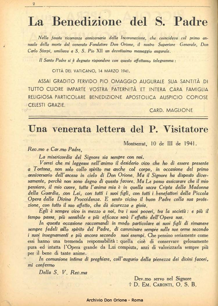 La piccola Opera della Divina Provvidenza, 36, 04, 01-04-1941, pagina 4