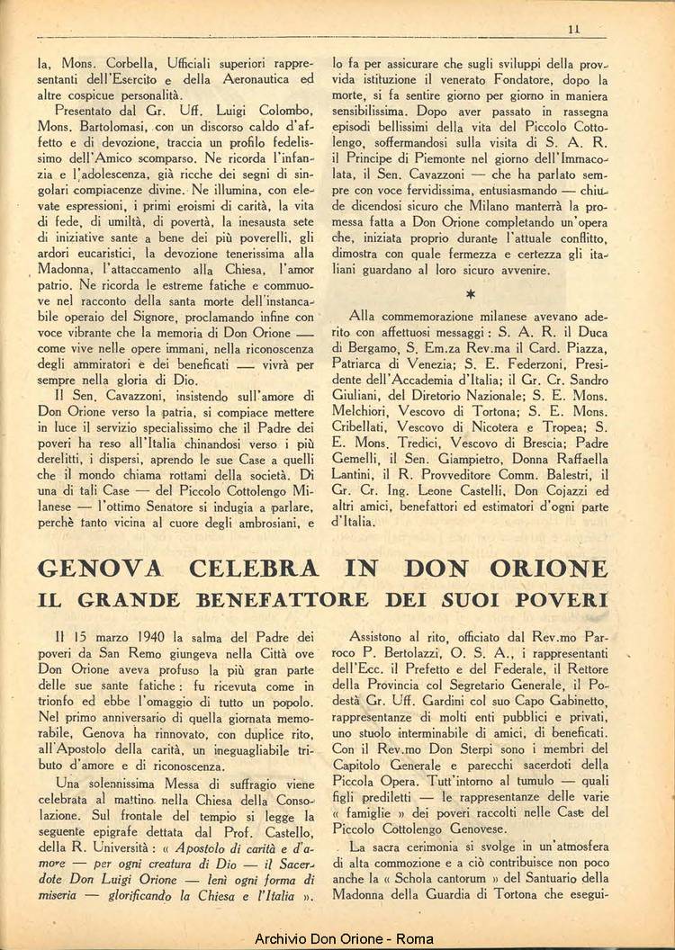 La piccola Opera della Divina Provvidenza, 36, 04, 01-04-1941, pagina 13