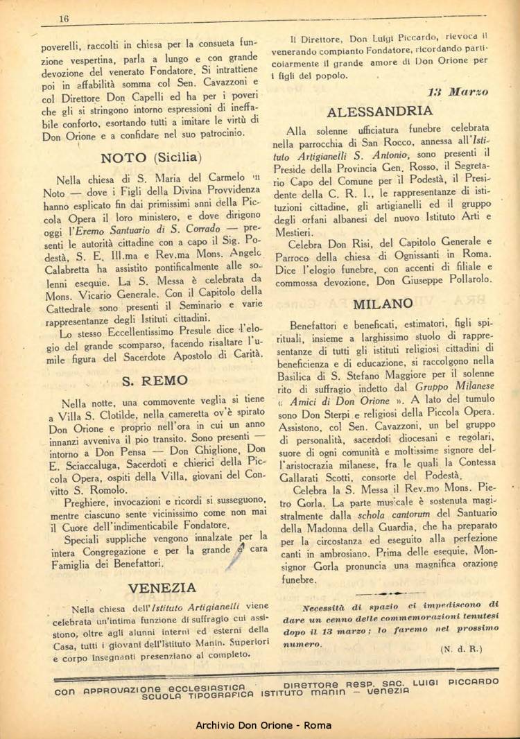 La piccola Opera della Divina Provvidenza, 36, 04, 01-04-1941, pagina 18