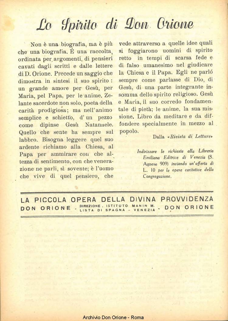 La piccola Opera della Divina Provvidenza, 36, 04, 01-04-1941, pagina 20