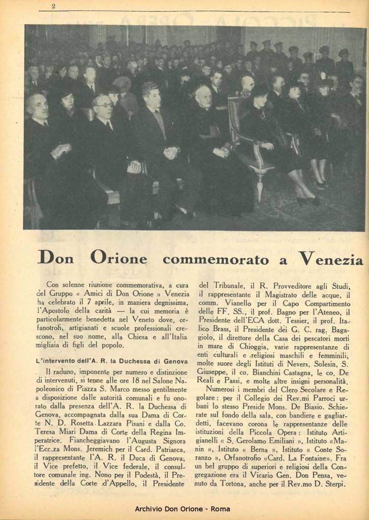 La piccola Opera della Divina Provvidenza, 36, 05, 01-05-1941, pagina 4