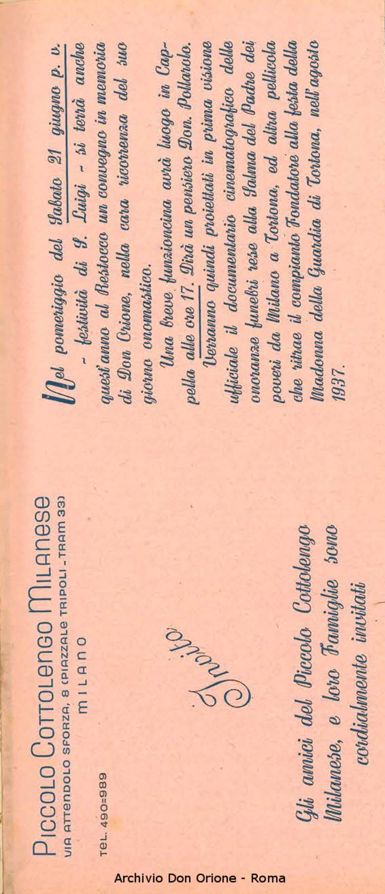La piccola Opera della Divina Provvidenza, 36, 06, 01-06-1941, pagina 3