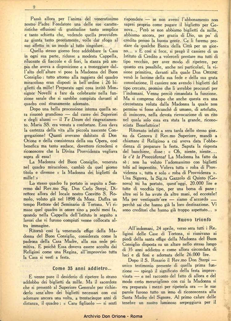La piccola Opera della Divina Provvidenza, 36, 06, 01-06-1941, pagina 5