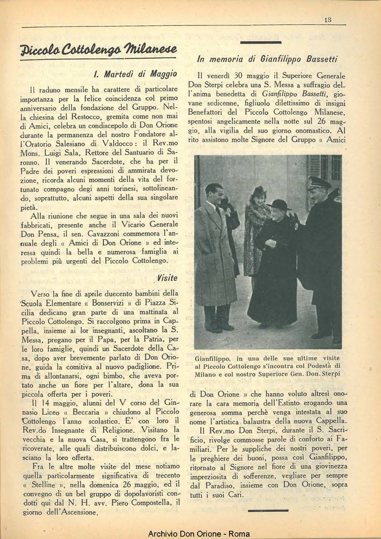 La piccola Opera della Divina Provvidenza, 36, 06, 01-06-1941, pagina 16