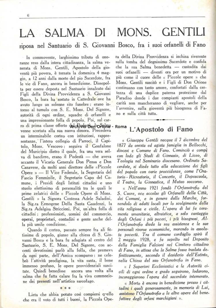 La piccola Opera della Divina Provvidenza, 36, 07, 01-07-1941, pagina 8