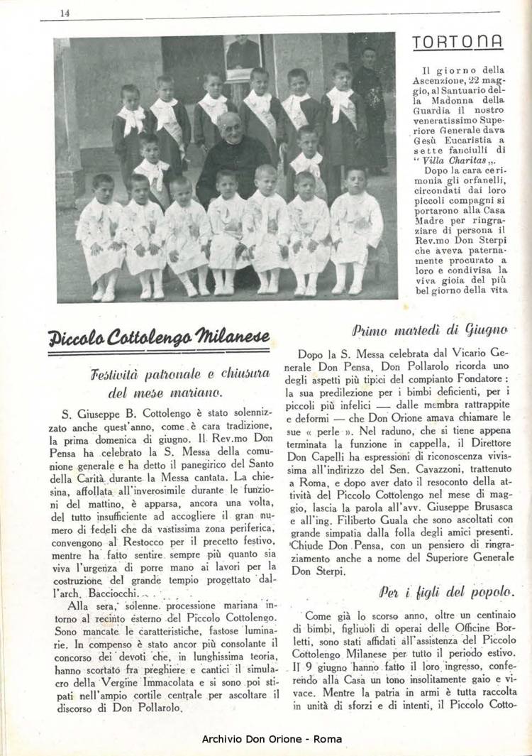 La piccola Opera della Divina Provvidenza, 36, 07, 01-07-1941, pagina 16