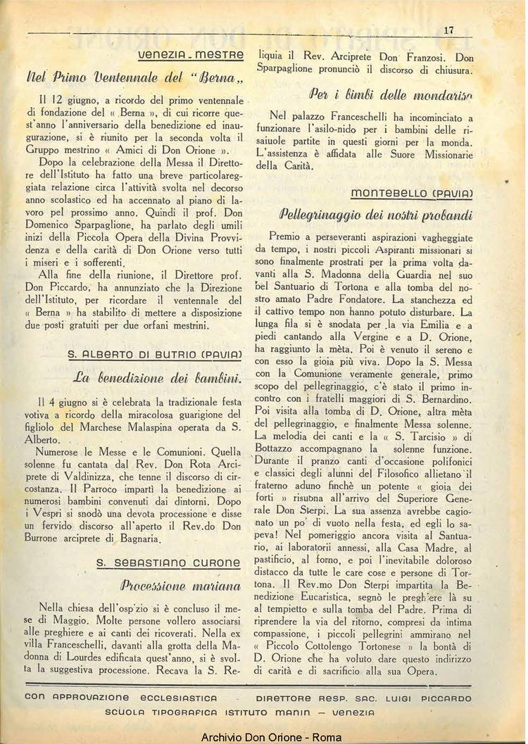 La piccola Opera della Divina Provvidenza, 36, 07, 01-07-1941, pagina 19