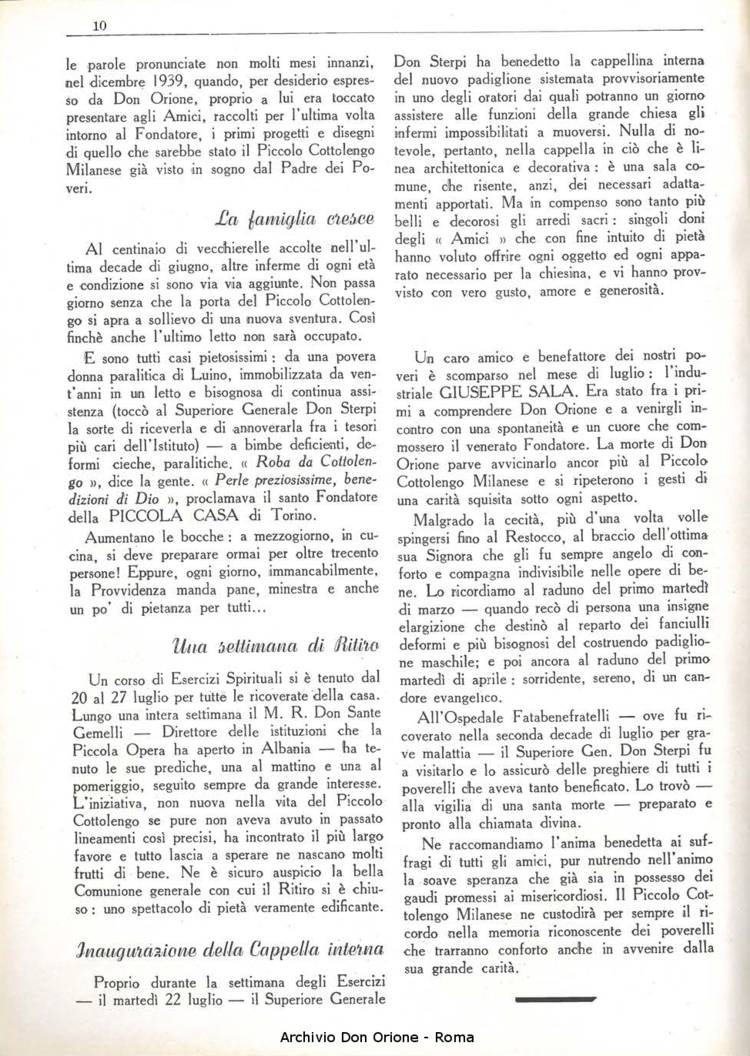 La piccola Opera della Divina Provvidenza, 36, 08, 01-08-1941, pagina 12