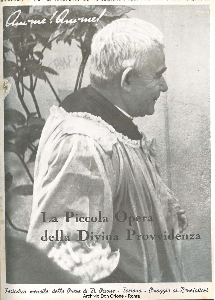 La piccola Opera della Divina Provvidenza, 36, 09, 01-09-1941, pagina 1