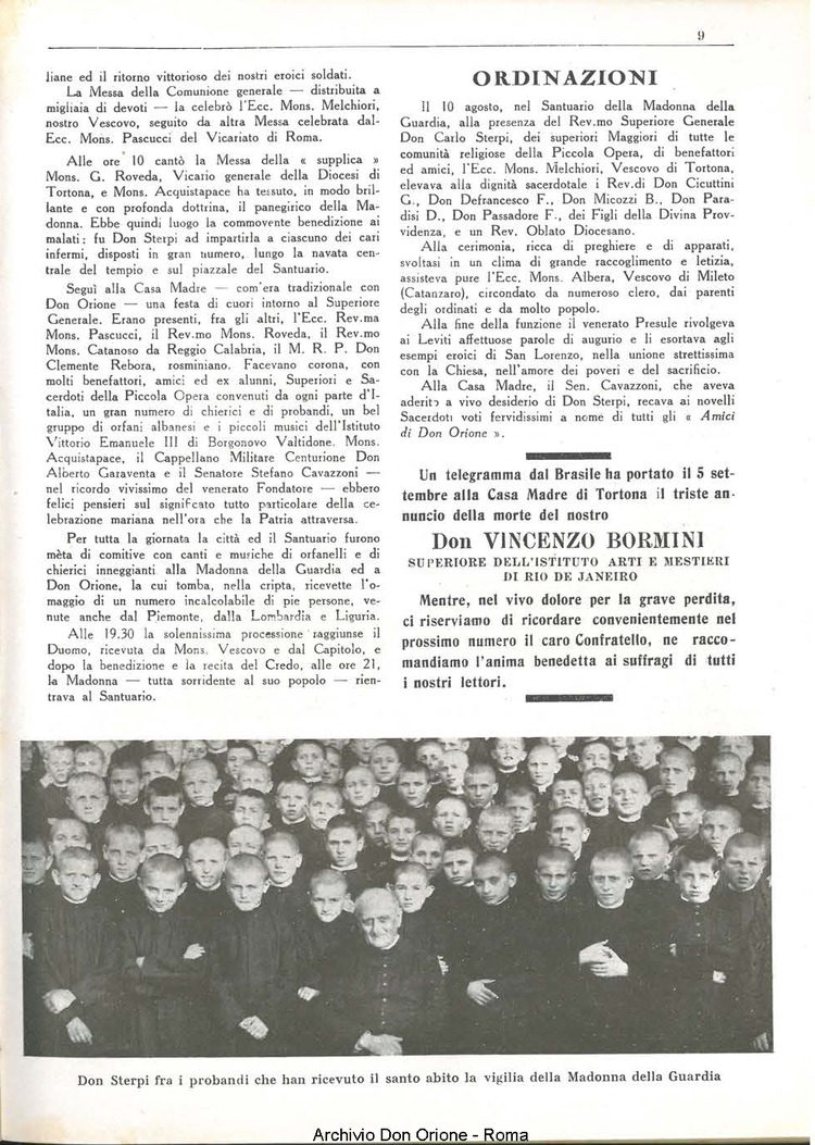 La piccola Opera della Divina Provvidenza, 36, 09, 01-09-1941, pagina 11