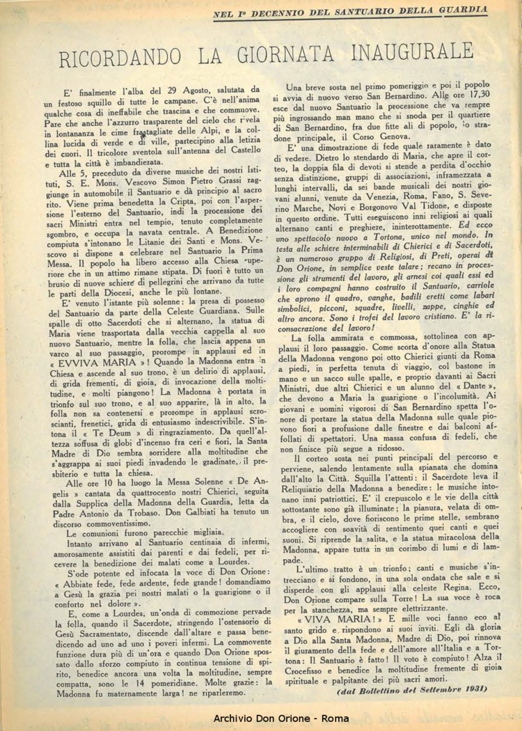 La piccola Opera della Divina Provvidenza, 36, 10, 01-10-1941, pagina 2