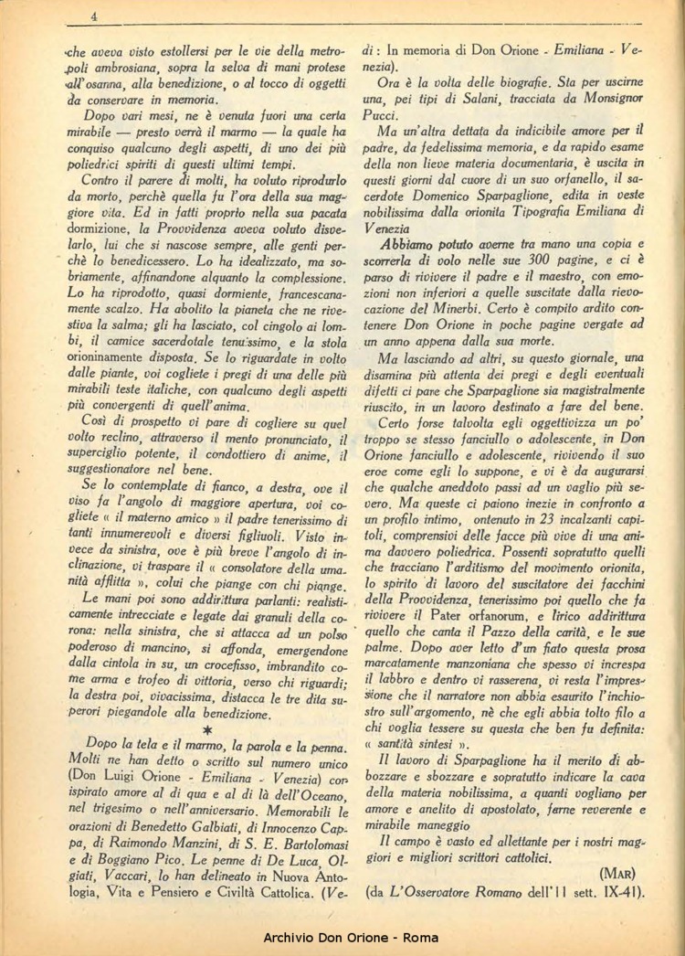 La piccola Opera della Divina Provvidenza, 36, 10, 01-10-1941, pagina 6