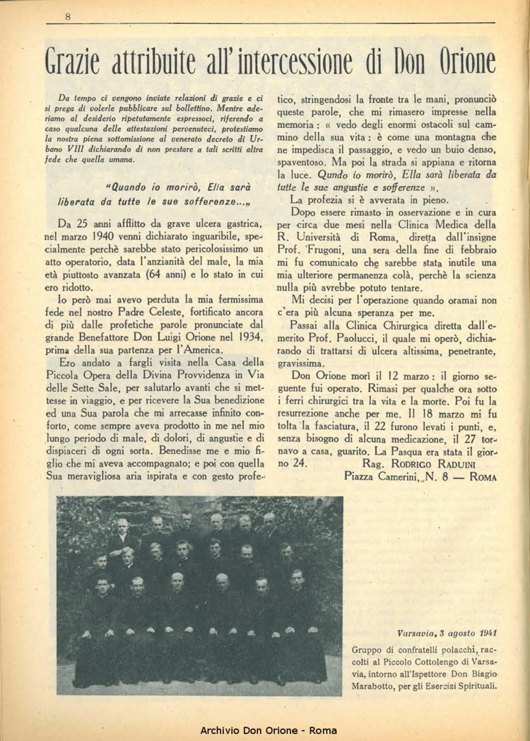 La piccola Opera della Divina Provvidenza, 36, 10, 01-10-1941, pagina 10