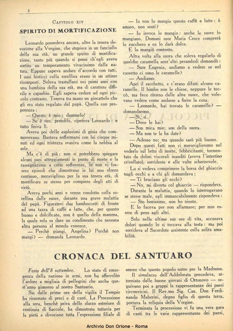 La piccola Opera della Divina Provvidenza, 36, 10, 01-10-1941, pagina 22