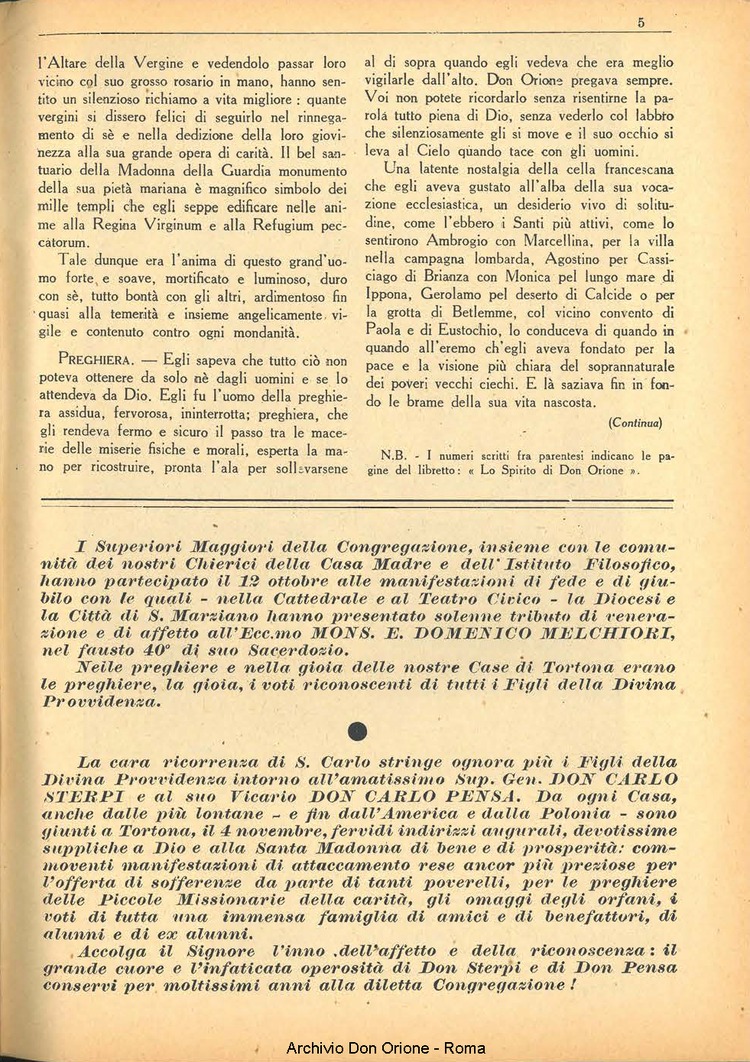 La piccola Opera della Divina Provvidenza, 36, 11, 01-11-1941, pagina 7