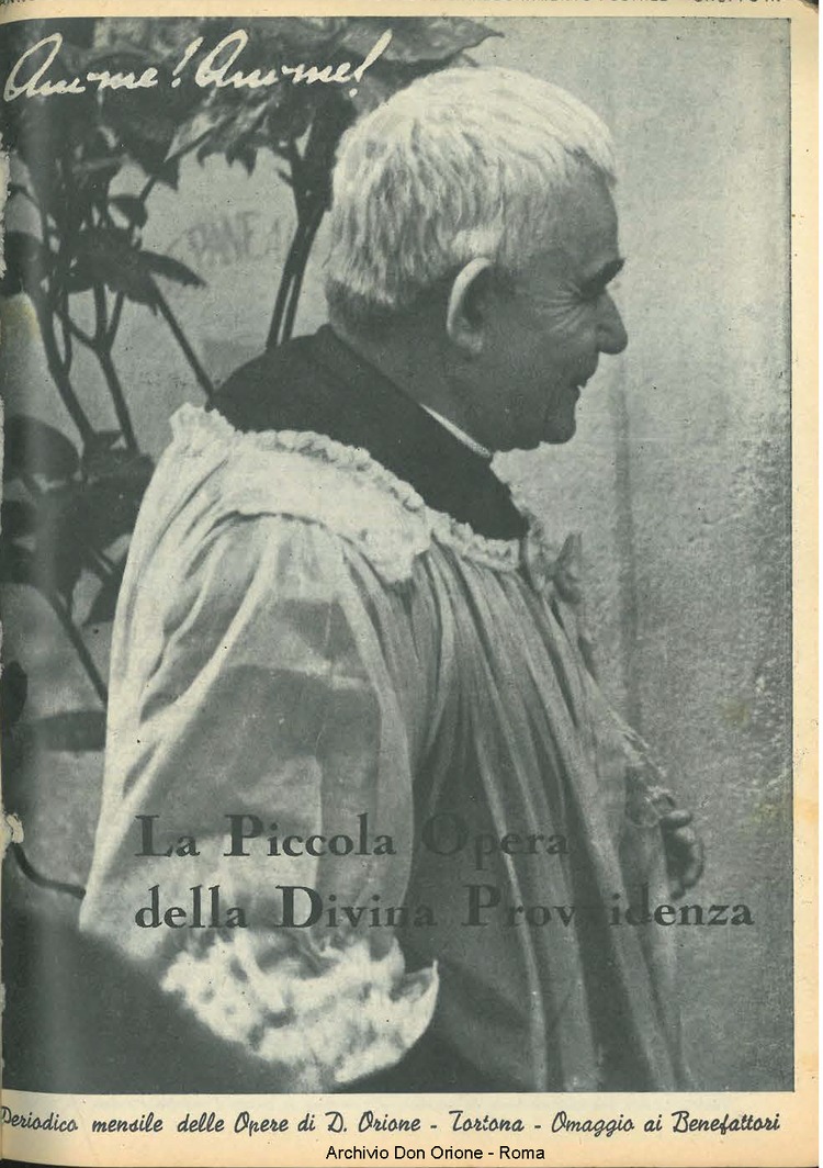 La piccola Opera della Divina Provvidenza, 36, 12, 01-12-1941, pagina 1