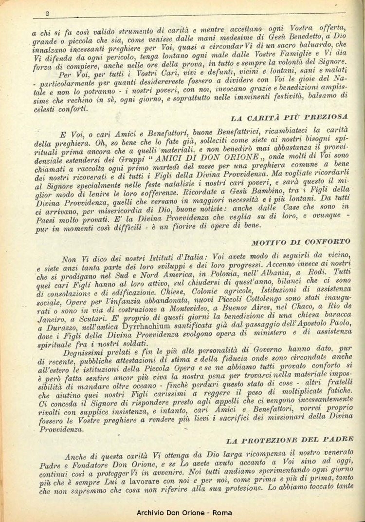 La piccola Opera della Divina Provvidenza, 36, 12, 01-12-1941, pagina 4