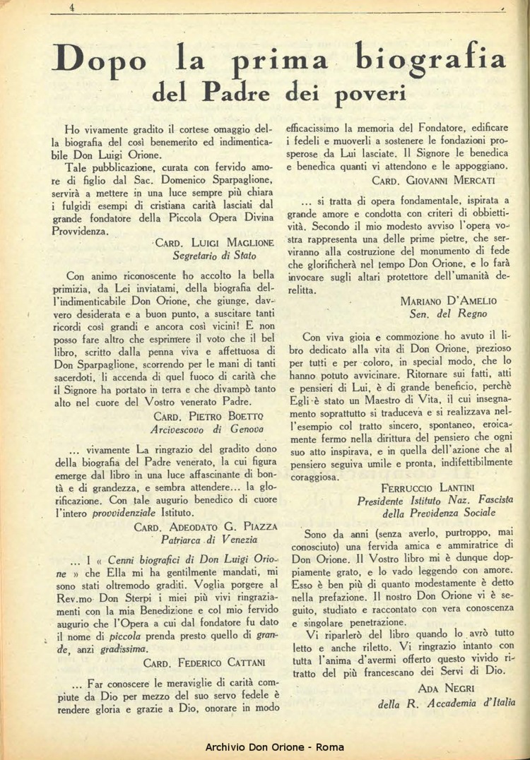 La piccola Opera della Divina Provvidenza, 36, 12, 01-12-1941, pagina 6