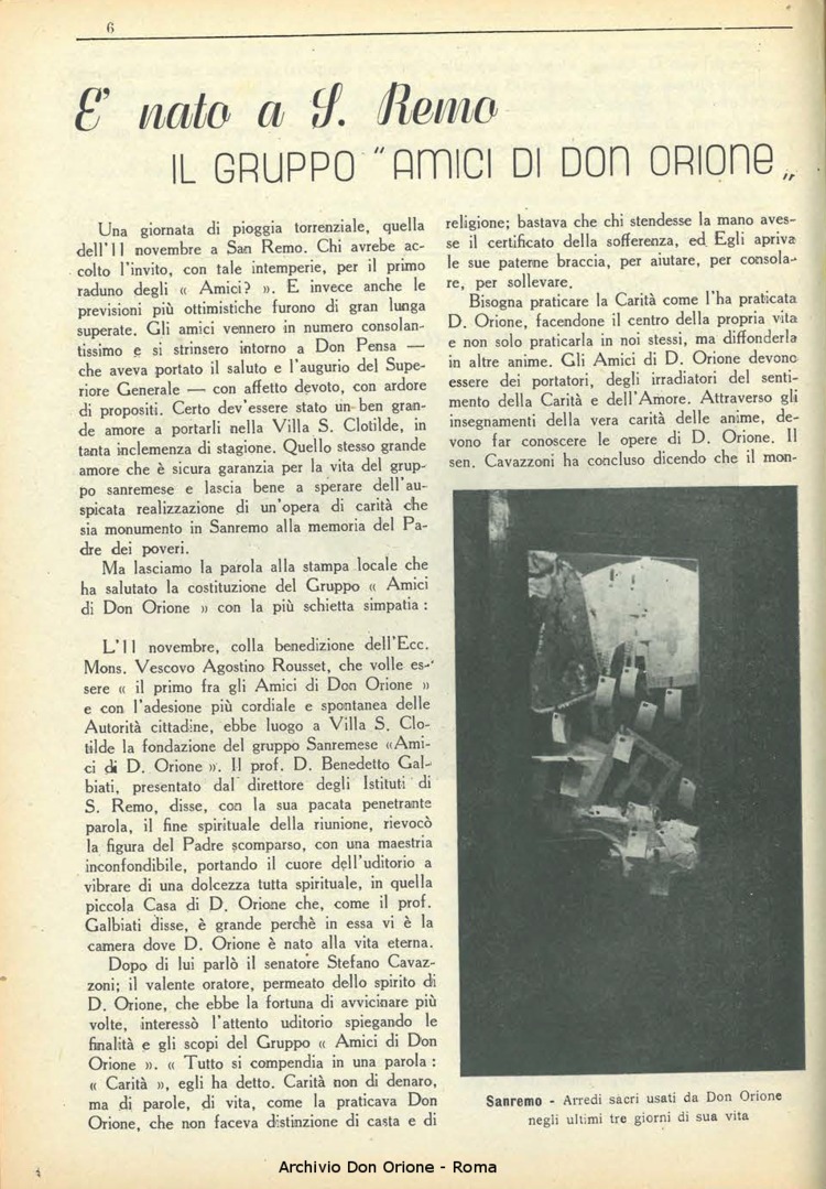 La piccola Opera della Divina Provvidenza, 36, 12, 01-12-1941, pagina 8