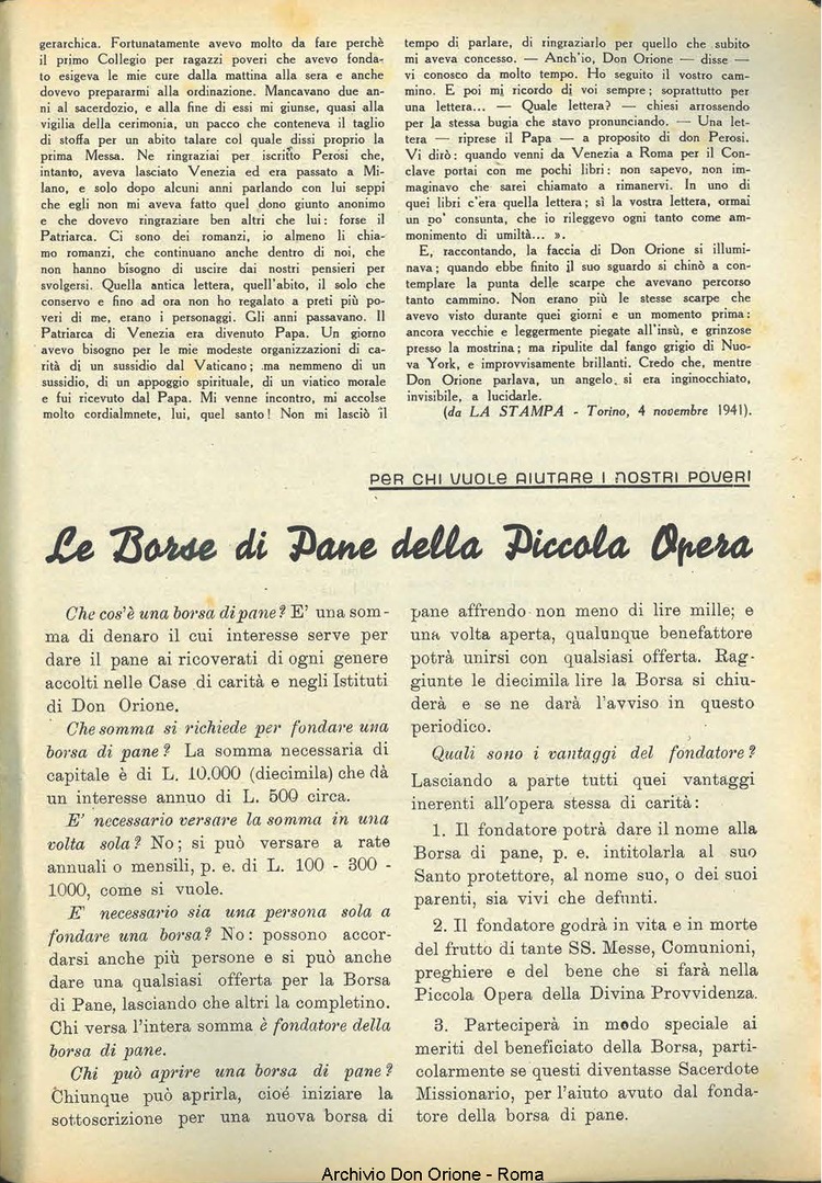 La piccola Opera della Divina Provvidenza, 36, 12, 01-12-1941, pagina 15