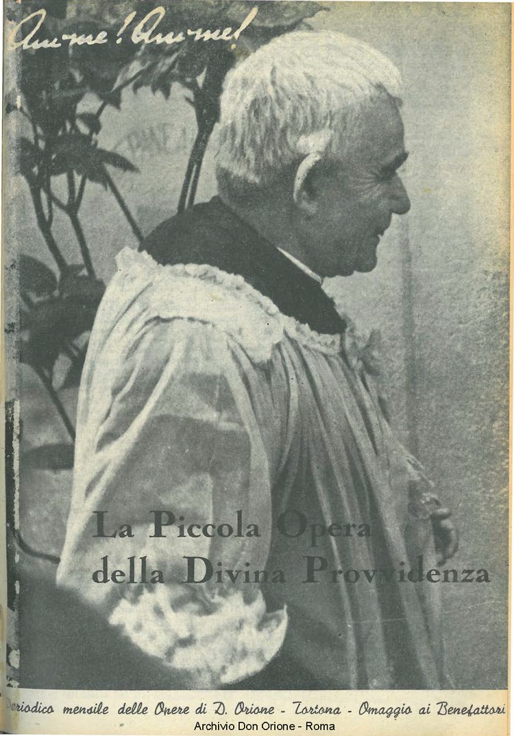 La piccola Opera della Divina Provvidenza, 37, 01, 01-01-1942, pagina 1