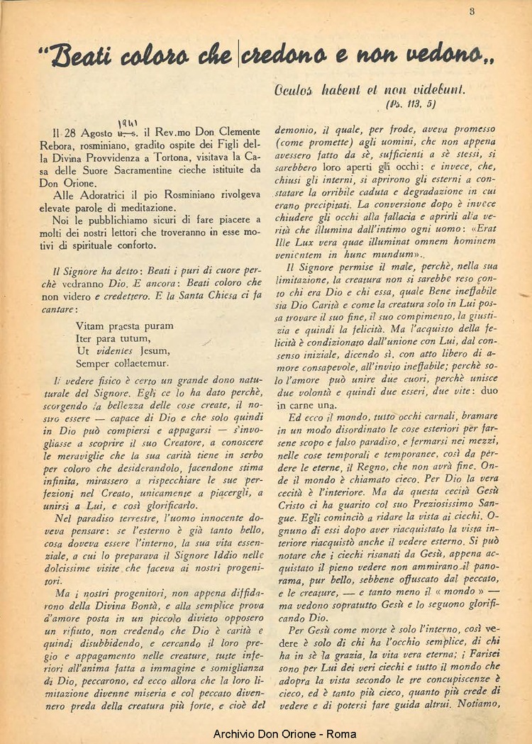La piccola Opera della Divina Provvidenza, 37, 01, 01-01-1942, pagina 5