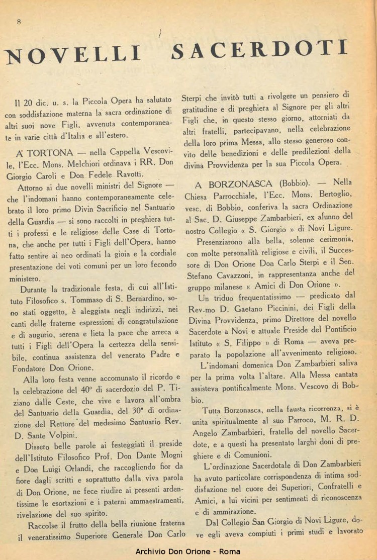 La piccola Opera della Divina Provvidenza, 37, 01, 01-01-1942, pagina 10