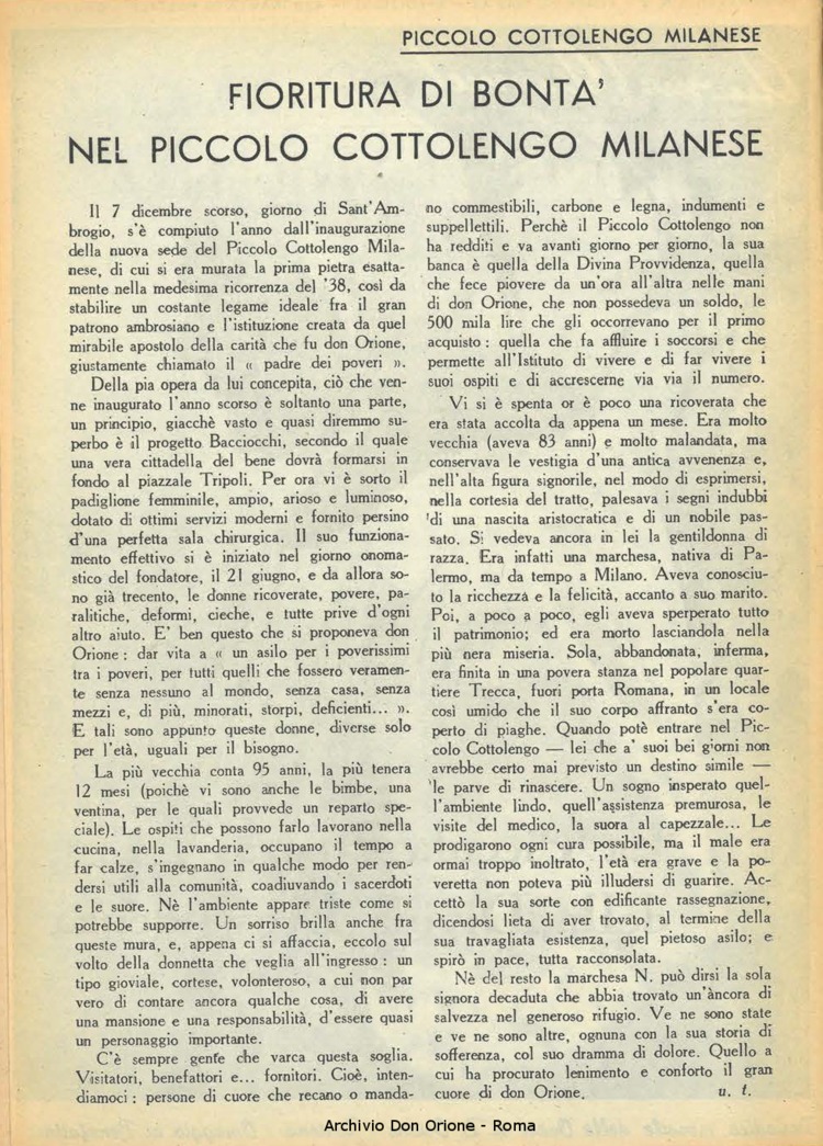 La piccola Opera della Divina Provvidenza, 37, 02, 01-02-1942, pagina 2
