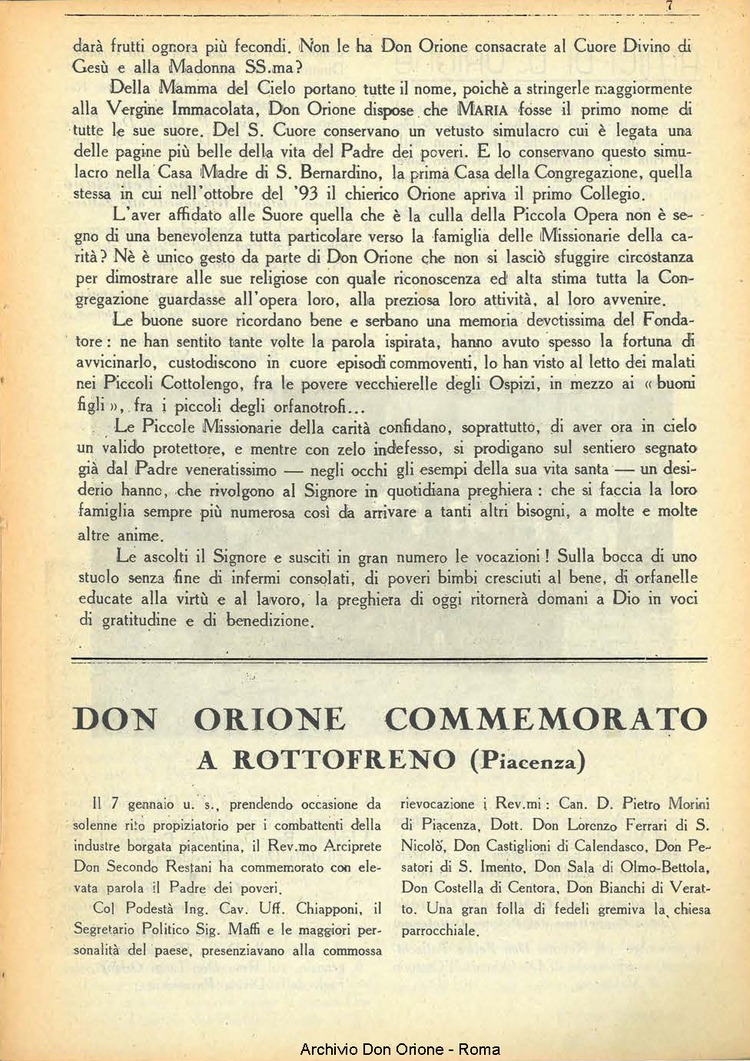 La piccola Opera della Divina Provvidenza, 37, 02, 01-02-1942, pagina 7