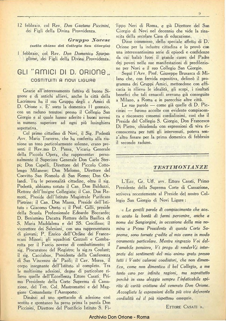 La piccola Opera della Divina Provvidenza, 37, 02, 01-02-1942, pagina 9
