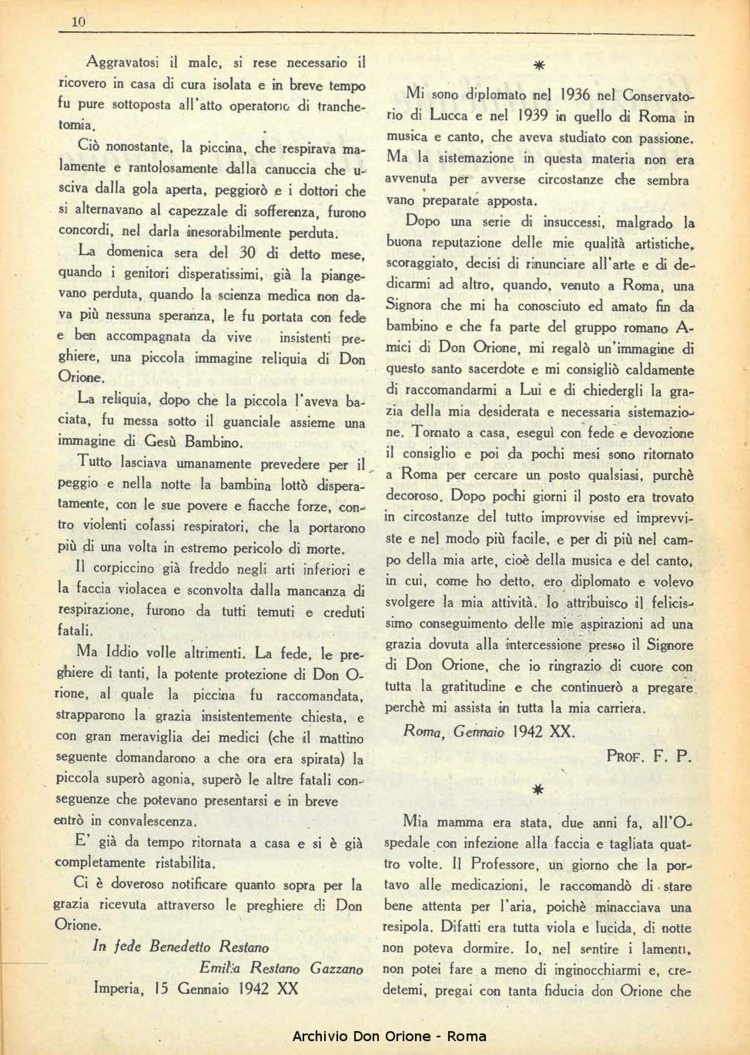 La piccola Opera della Divina Provvidenza, 37, 03, 01-03-1942, pagina 10