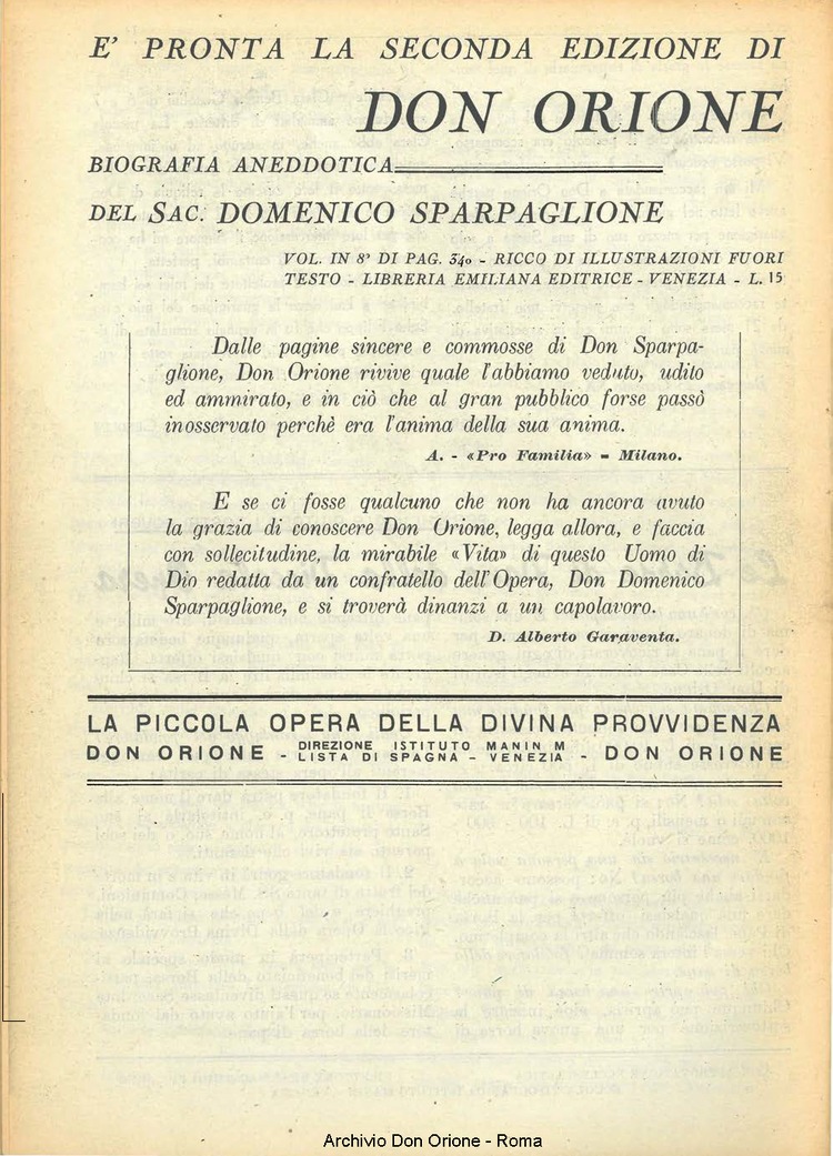 La piccola Opera della Divina Provvidenza, 37, 03, 01-03-1942, pagina 12