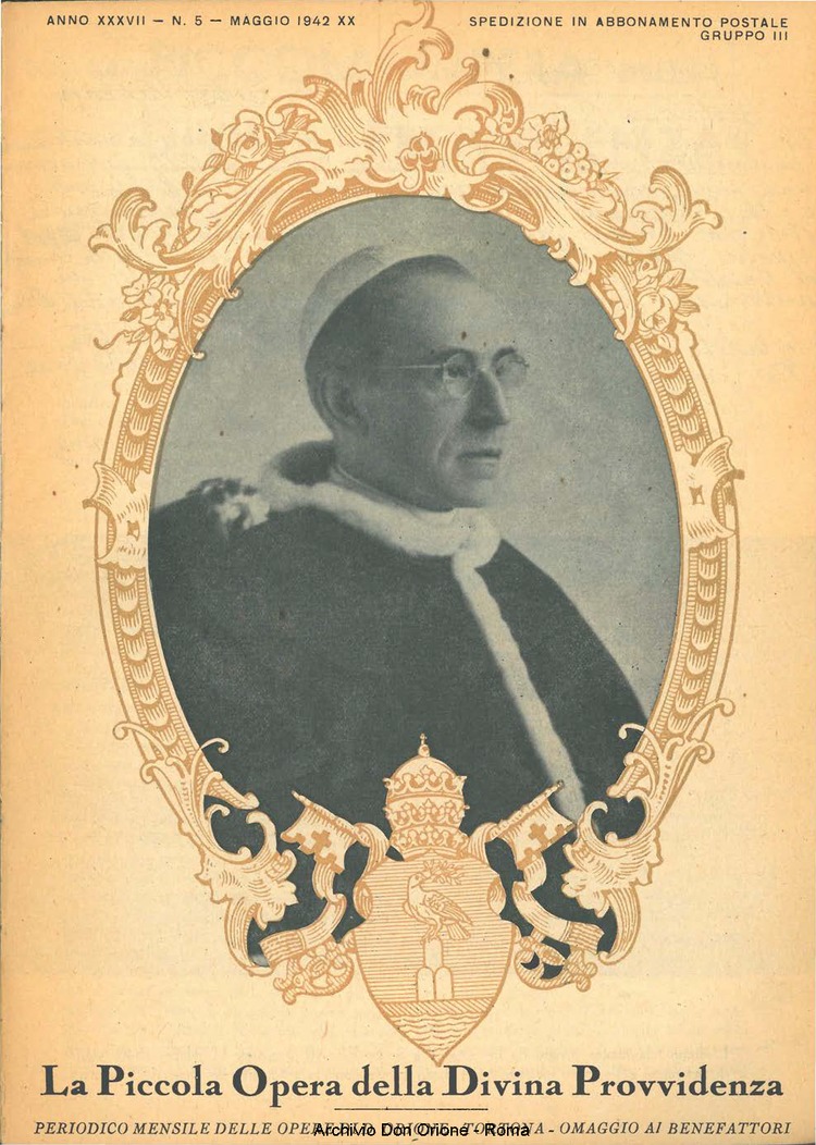 La piccola Opera della Divina Provvidenza, 37, 05, 01-05-1942, pagina 1