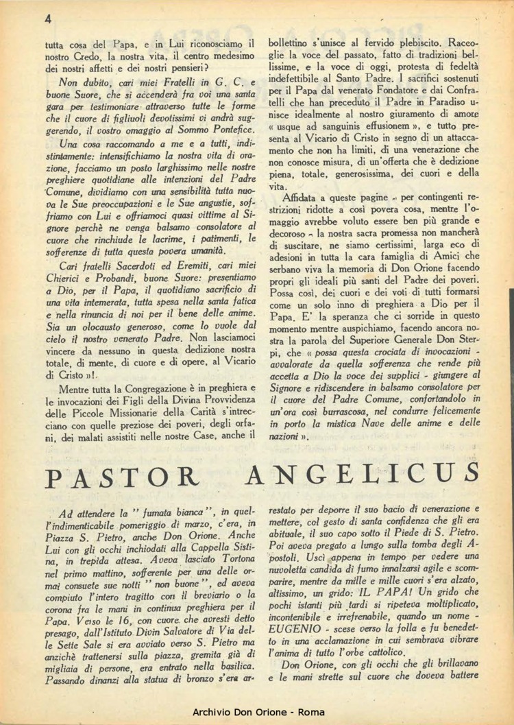 La piccola Opera della Divina Provvidenza, 37, 05, 01-05-1942, pagina 4