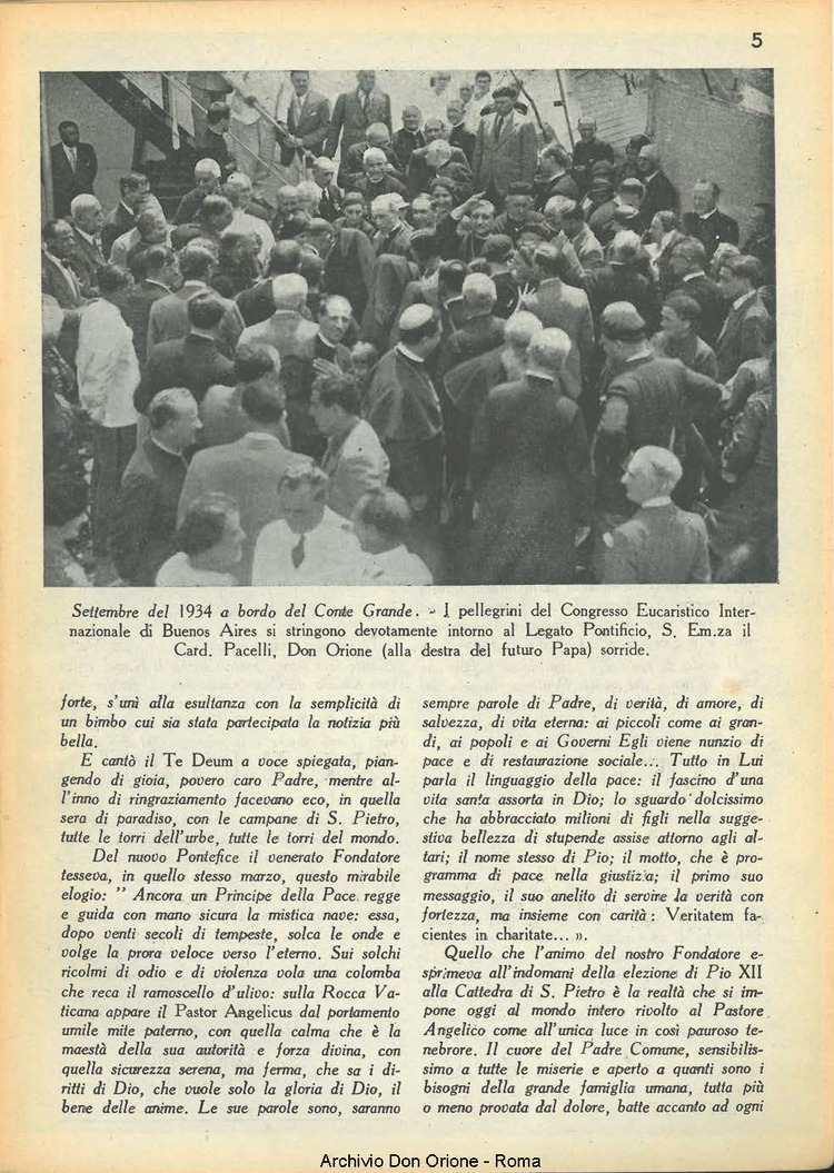 La piccola Opera della Divina Provvidenza, 37, 05, 01-05-1942, pagina 5