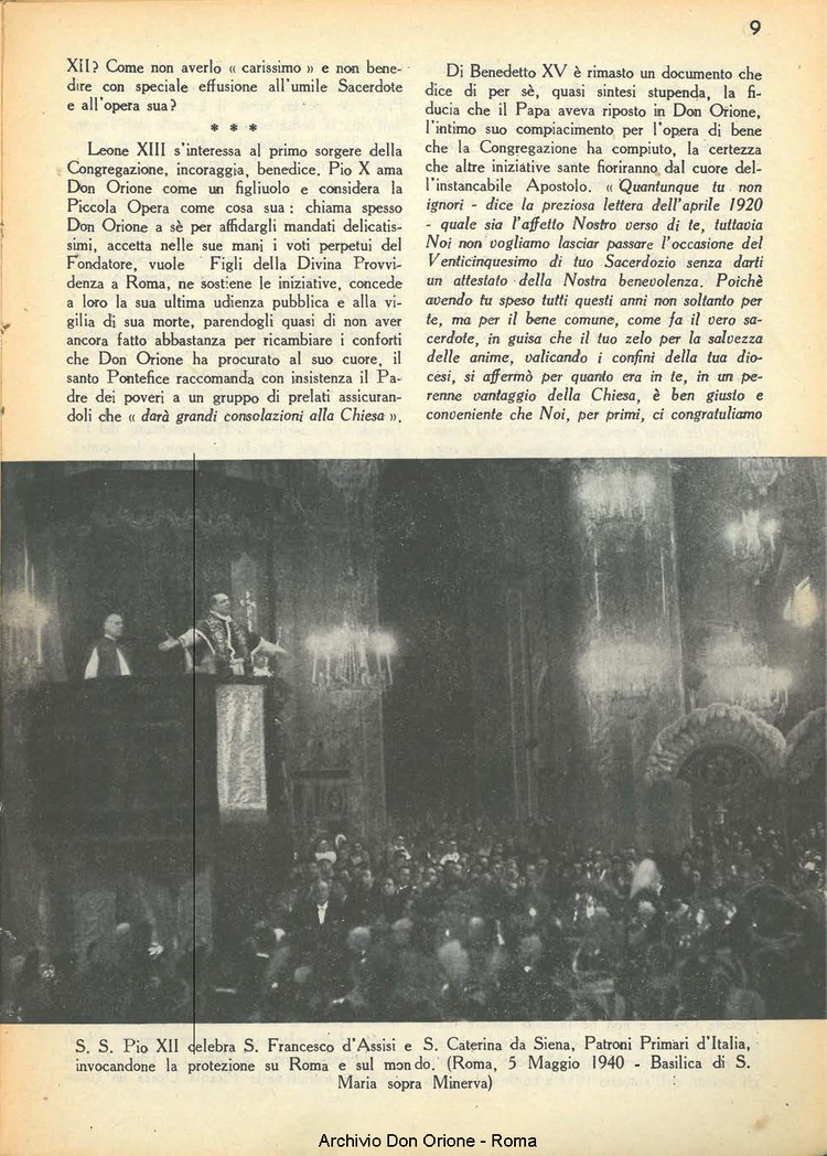 La piccola Opera della Divina Provvidenza, 37, 05, 01-05-1942, pagina 9