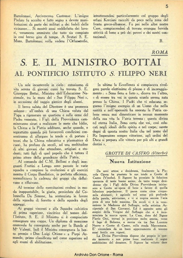 La piccola Opera della Divina Provvidenza, 37, 06, 01-06-1942, pagina 5